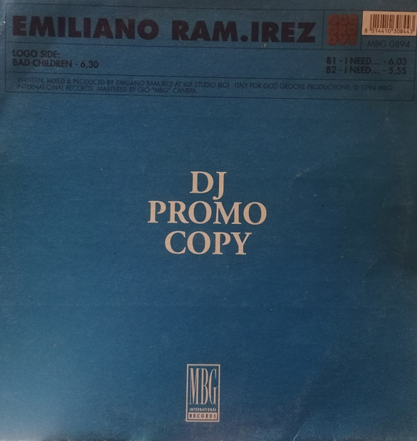 Emiliano Ram. Irez - Bad Children | God Groove (MBG 0894)