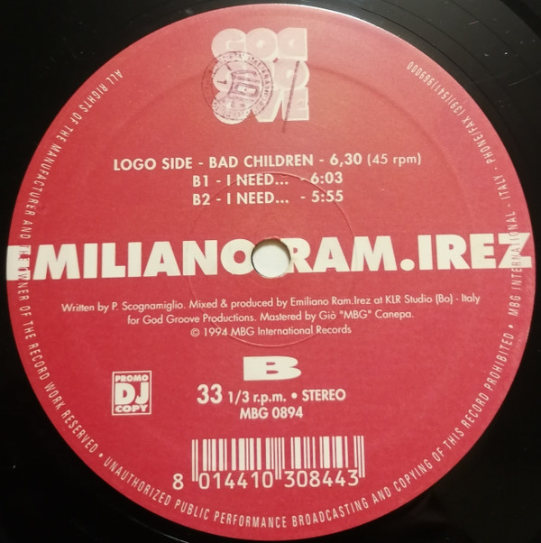 Emiliano Ram. Irez - Bad Children | God Groove (MBG 0894) - 3 Emiliano Ram. Irez - Bad Children | God Groove (MBG 0894) - 3