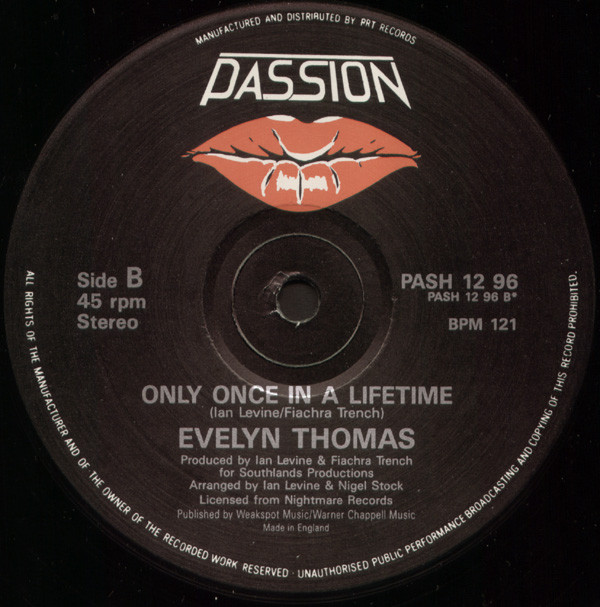 Evelyn Thomas - High Energy '90 Remix | Passion (PASH 12 96) - 4