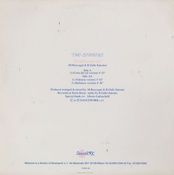 Two Cowboys - Everybody Gonfi-Gon | Welcome (W 001-94) - 2 Two Cowboys - Everybody Gonfi-Gon | Welcome (W 001-94) - 2