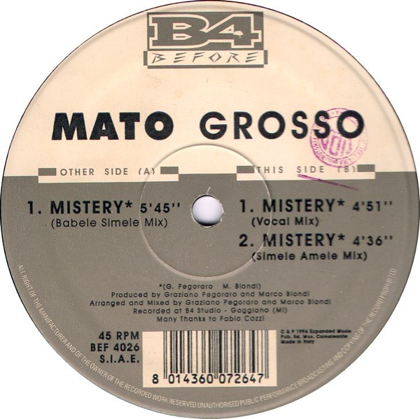 Mato Grosso - Mistery | B4 Before (BEF 4026) - 3 Mato Grosso - Mistery | B4 Before (BEF 4026) - 3