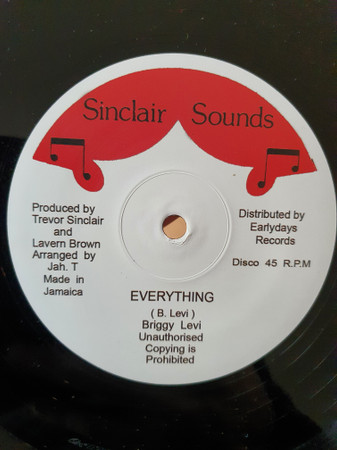 Bobby Zarro , Briggy Levi - Argentina / Everything | Sinclair Sounds (EDRP2) - 2