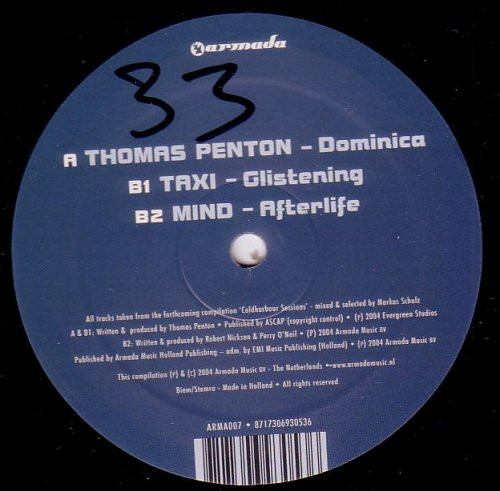 Markus Schulz - Coldharbour Sessions 2004 (Sampler 001) | Armada (ARMA007) - 2