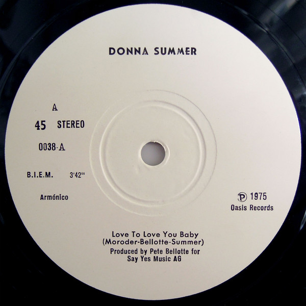 Donna Summer / Salsoul Orchestra - Love To Love You Baby / Tangerine | Ariola (0038) - 3