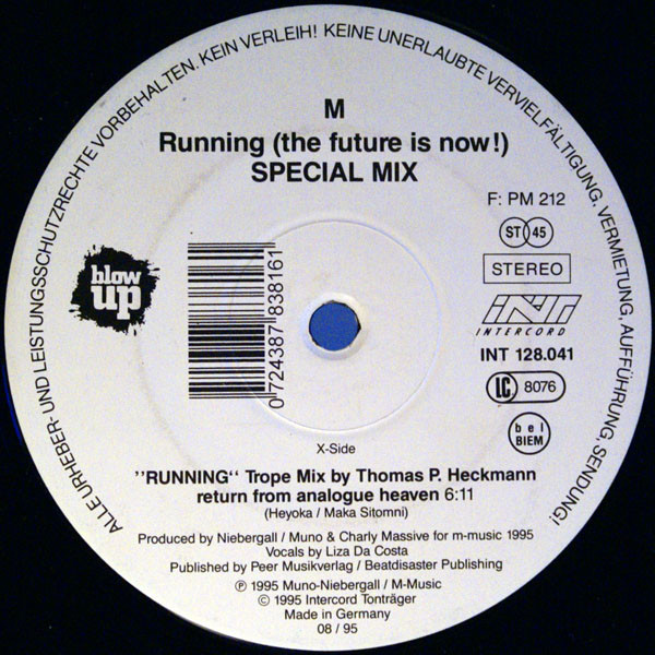 M - Running (The Future Is Now!) (Special Mix) | Blow Up (INT 128.041) - main