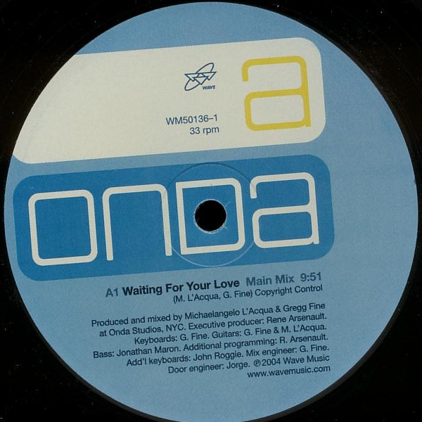 Onda - Waiting For Your Love | Wave Music (WM50136-1)