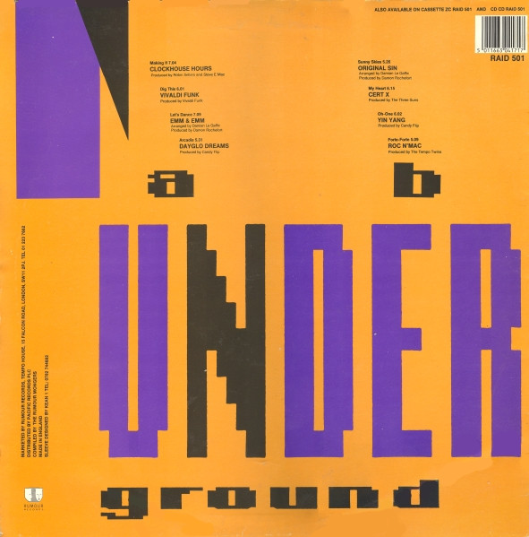 Various - Underground | Rumour Records (RAID 501) - 2 Various - Underground | Rumour Records (RAID 501) - 2