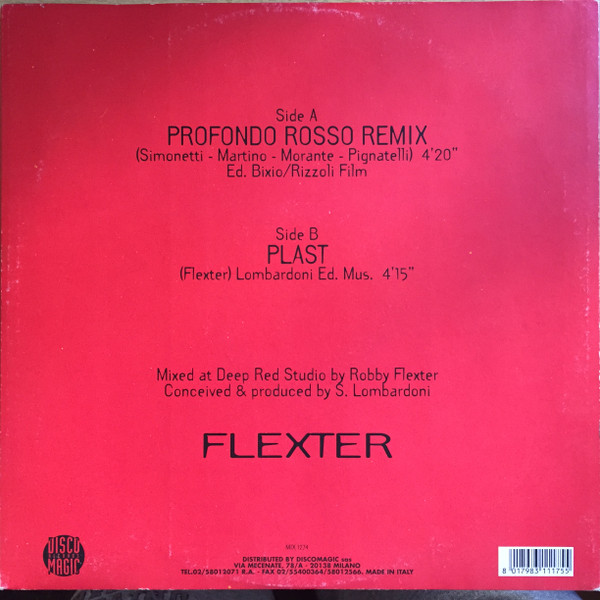 Bobby Flexter - Profondo Rosso | Discomagic Records (MIX 1274) - 2