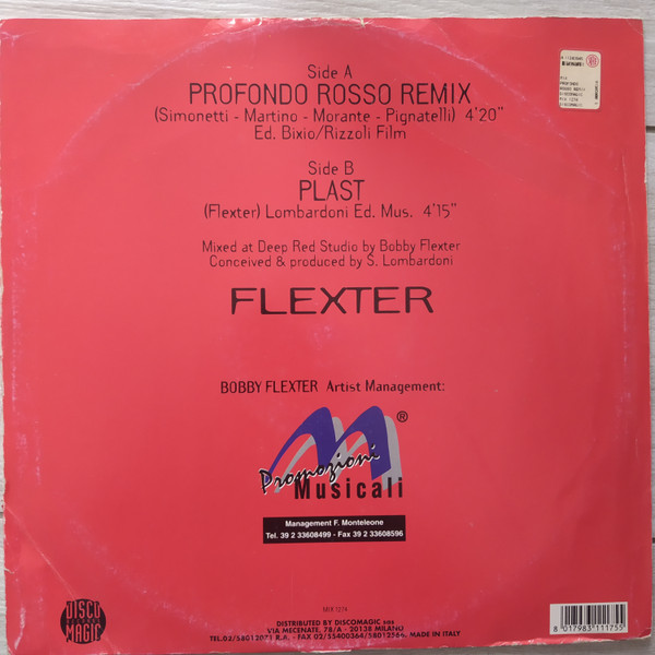 Bobby Flexter - Profondo Rosso | Discomagic Records (MIX 1274) - 3