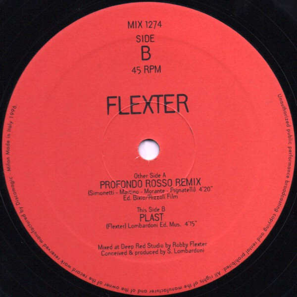 Bobby Flexter - Profondo Rosso | Discomagic Records (MIX 1274) - 5
