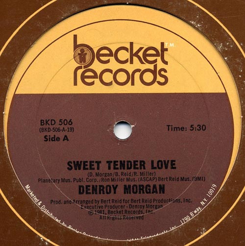 Denroy Morgan - Sweet Tender Love | Becket Records (BKD 506)