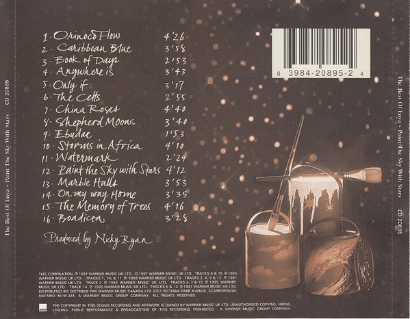 Enya - Paint The Sky With Stars - The Best Of Enya | WEA (CD 20895) - 2