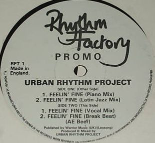 Urban Rhythm Project - Feelin' Fine | Rhythm Factory Records (RFT 1)