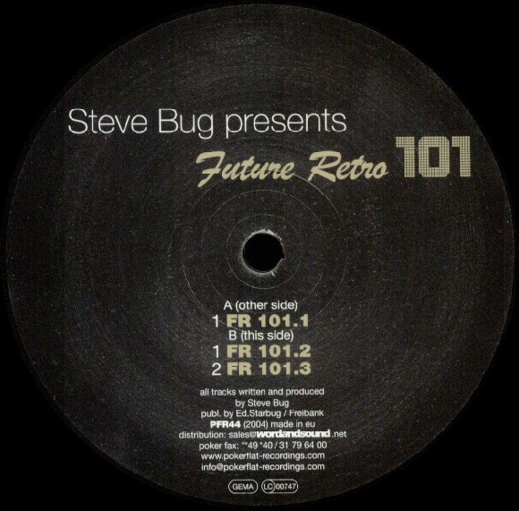 Steve Bug - Future Retro 101 | Poker Flat Recordings (PFR44)