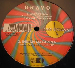 Bravo - Macarena | Five O' Clock Record (FIVE 067) - main Bravo - Macarena | Five O' Clock Record (FIVE 067) - main