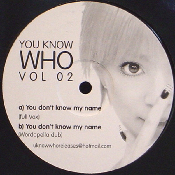 Alicia Keys - You Know Who Vol 02 | Not On Label (Alicia Keys) (GFB002) - main Alicia Keys - You Know Who Vol 02 | Not On Label (Alicia Keys) (GFB002) - main