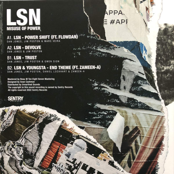LSN - Misuse Of Power | Sentry Records (SEN021) - 2