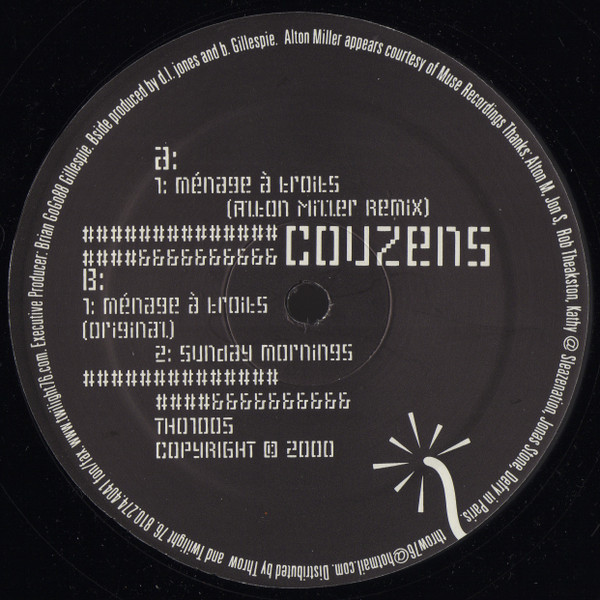 Couzens - Ménage À Troits | Throw (THO1005)