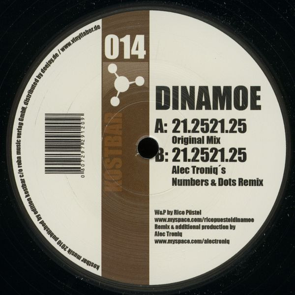 Dinamoe - 21.2521.25 | kostbar|musik (KOSTBAR014) - main