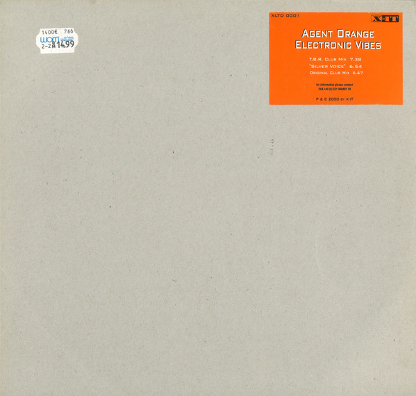 Agent Orange - Electronic Vibes | X-IT Records (XLTD 0001) - main