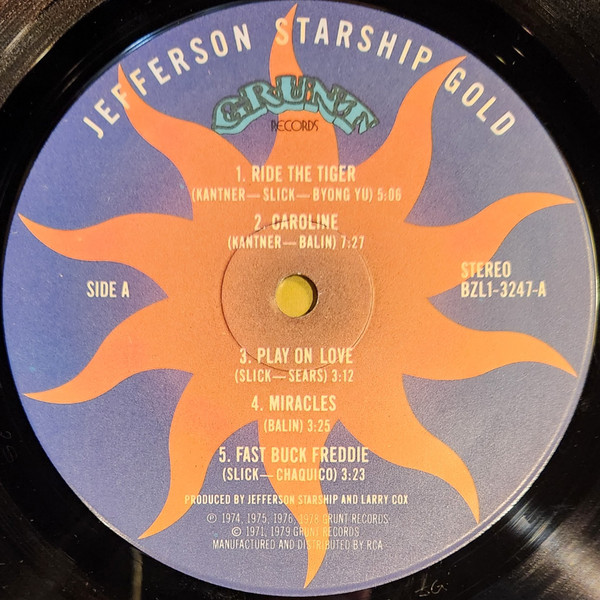 Jefferson Starship - Gold | Grunt (BZL1-3247) - main Jefferson Starship - Gold | Grunt (BZL1-3247) - main