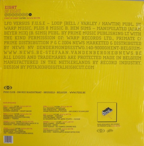 Various - 94-04 Fuse - Ten Years Techno Music (Eight Of Eight) | 541 (541416 501198) - 2 Various - 94-04 Fuse - Ten Years Techno Music (Eight Of Eight) | 541 (541416 501198) - 2