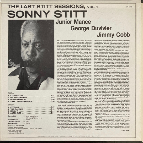 The Last Stitt Sessions, Vol. 1