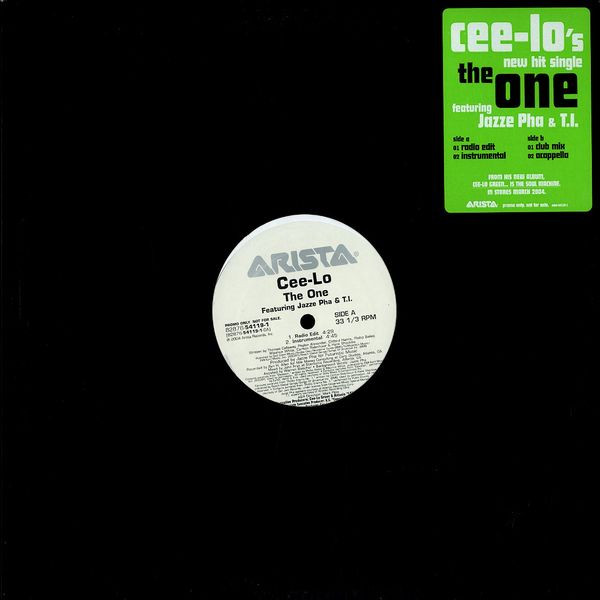 Cee-Lo Featuring Jazze Pha & T.I. - The One | Arista (82876-54119-1) - main Cee-Lo Featuring Jazze Pha & T.I. - The One | Arista (82876-54119-1) - main