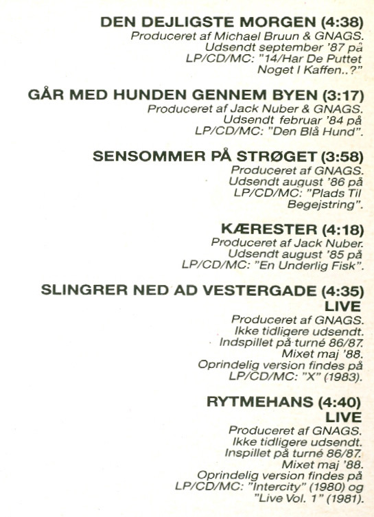 Under Bøgen (Greatest Hits 1978-88)