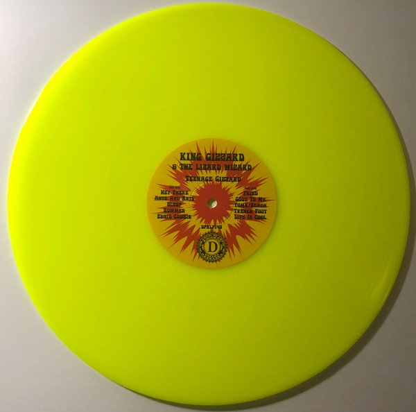 King Gizzard And The Lizard Wizard - Teenage Gizzard (NEON YELLOW VINYL) | Drastic Plastic Records (DPRLP140) - 4 King Gizzard And The Lizard Wizard - Teenage Gizzard (NEON YELLOW VINYL) | Drastic Plastic Records (DPRLP140) - 4
