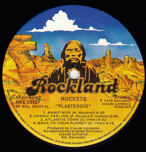 Rockets - Plasteroïd | Rockland Records (RKL 20137) - 4 Rockets - Plasteroïd | Rockland Records (RKL 20137) - 4