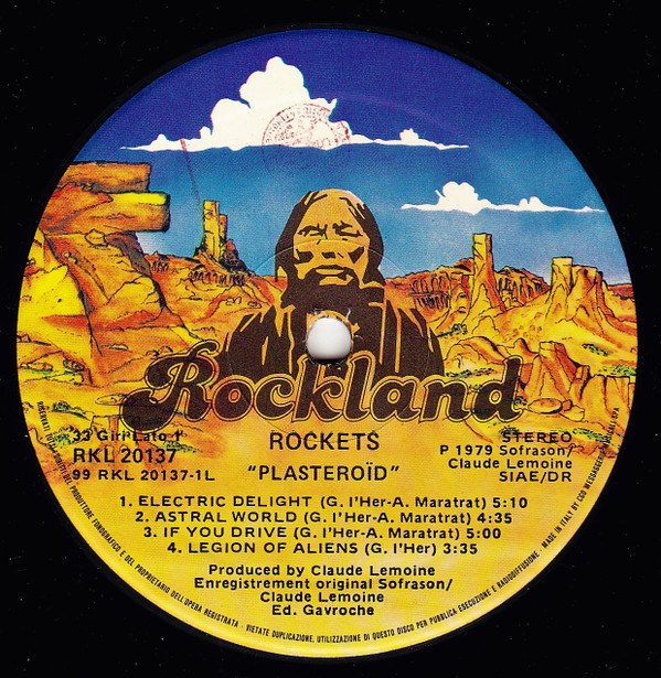 Rockets - Plasteroïd | Rockland Records (RKL 20137) - 3 Rockets - Plasteroïd | Rockland Records (RKL 20137) - 3