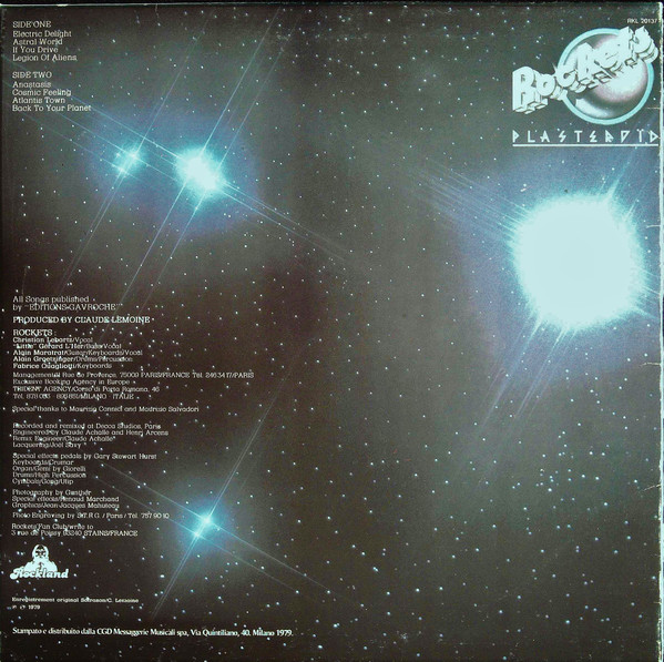 Rockets - Plasteroïd | Rockland Records (RKL 20137) - 2 Rockets - Plasteroïd | Rockland Records (RKL 20137) - 2