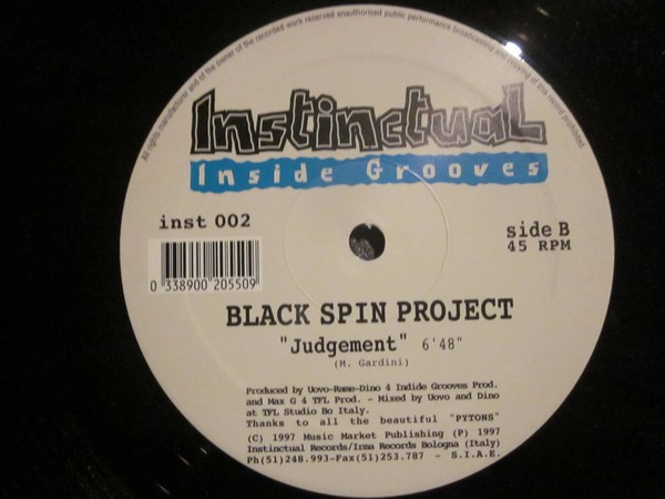 Black Spin Project - Dance To The House | Instinctual Inside Grooves (inst 002) - 4 Black Spin Project - Dance To The House | Instinctual Inside Grooves (inst 002) - 4