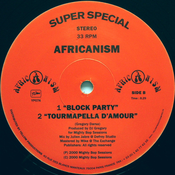 Africanism - Tourment D'amour | Yellow Productions (YP074) - 4