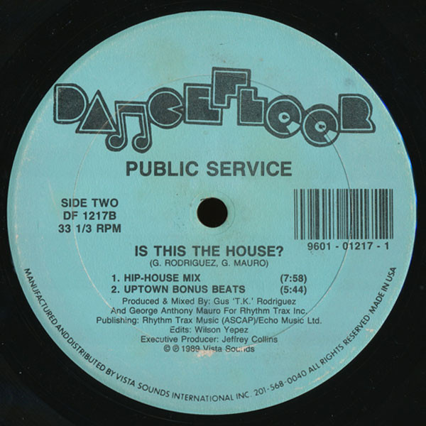 Public Service - Is This The House? | Dancefloor (DF 1217) - 2