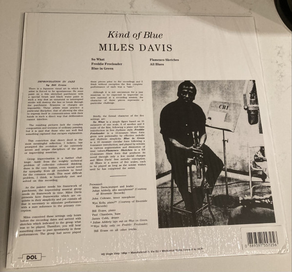 Miles Davis - Kind Of Blue | DOL (DOL725H) - 2