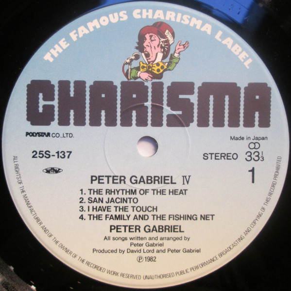 Peter Gabriel IV