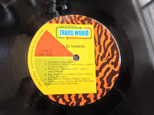 Les Sinners - Les Sinners | Trans-World (TW 6801) - 4 Les Sinners - Les Sinners | Trans-World (TW 6801) - 4