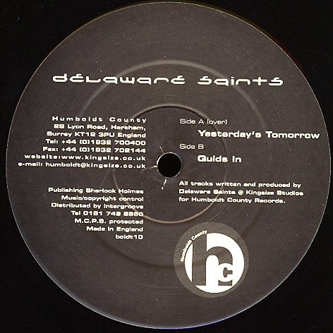 Delaware Saints - Yesterday's Tomorrow | Humboldt County Records (BOLDT 10) - main