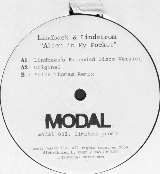 Rune Lindbæk & Lindstrøm - Alien In My Pocket | Modal Music (MODAL003) - 3