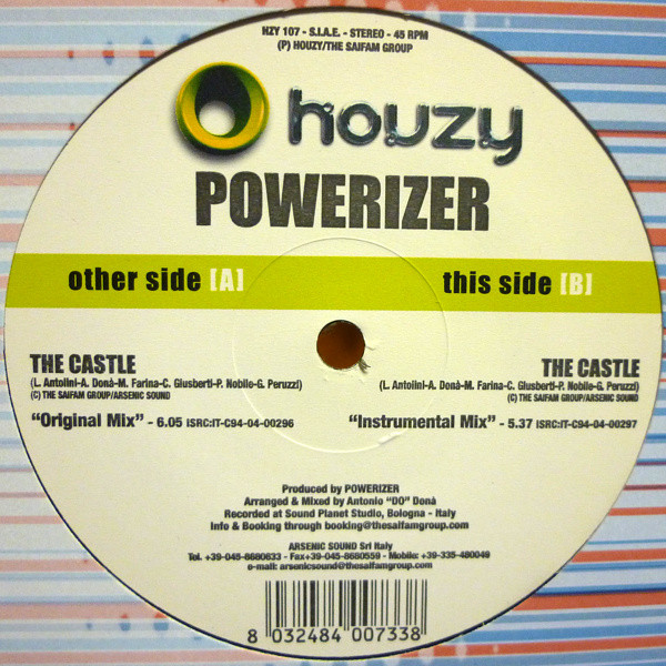 Powerizer - The Castle | Houzy Records (HZY 107) - main
