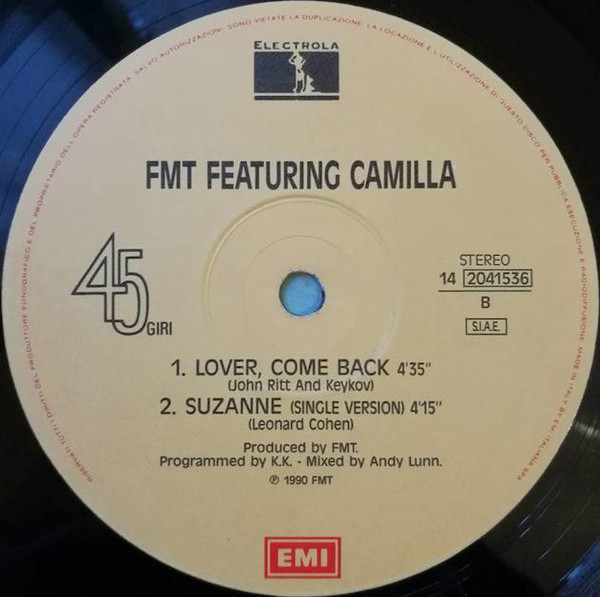 FMT Featuring Camilla - Suzanne | EMI (14 2041536) - 8