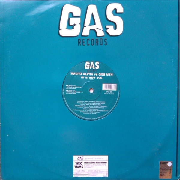Mauro Alpha Vs Gigi MTN - In & Out E.P. | GAS Records (SAG 021) - 3