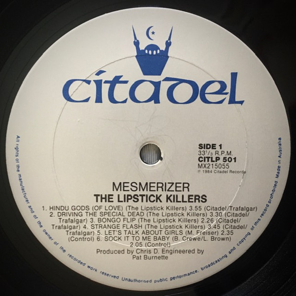 Lipstick Killers - Mesmerizer LP | Citadel (CIT LP 501) - 3