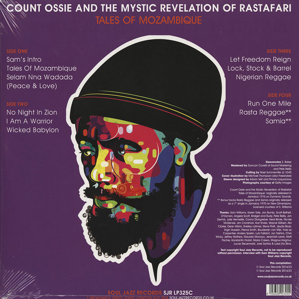Count Ossie  &  Mystic Revelation Of Rastafari - Tales Of Mozambique | Soul Jazz Records (SJRLP325C) - 4