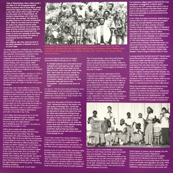 Count Ossie  &  Mystic Revelation Of Rastafari - Tales Of Mozambique | Soul Jazz Records (SJRLP325C) - 2