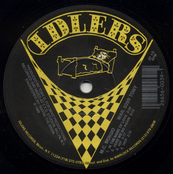 M.C. Sergio - In The Name Of Love | Idlers (WAR 039) - 2 M.C. Sergio - In The Name Of Love | Idlers (WAR 039) - 2