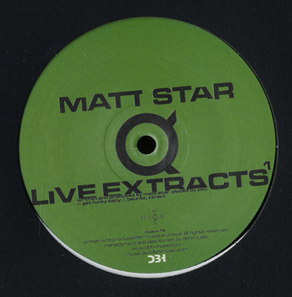Matt Star - Live Extracts¹ | Musique Unique (musun14) - main Matt Star - Live Extracts¹ | Musique Unique (musun14) - main