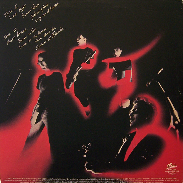 The Angels - Night Attack | Epic (ELPS 4258) - 2 The Angels - Night Attack | Epic (ELPS 4258) - 2